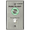 Piezoelectric Request To Exit Pushbutton Single Gang With Manual