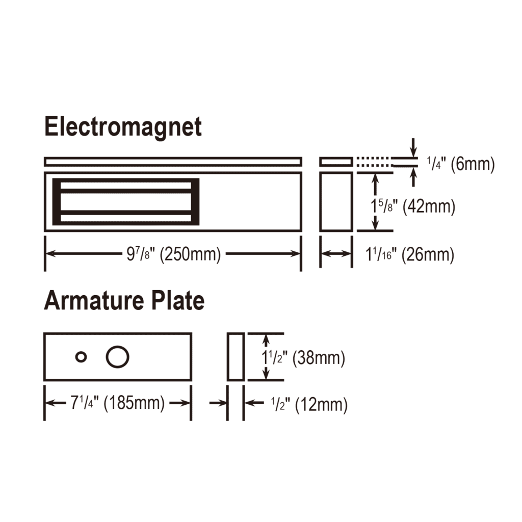 Cerradura Electromagn Tica De Lb Sensor De Adherencia Led De