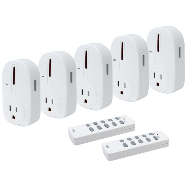 Seco-Larm Enforcer CBA Wireless Outlet Controller Kit, 5 Outlets